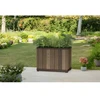 KETER 261035 garden planter walnut