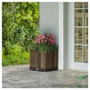KETER 261031 garden planter walnut