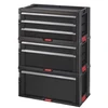 Keter Diy Tool Chest with 6 Drawers on wheels Drawers Tool Chest Set 56,2x28,9x74,2cm