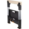 Keter Diy Wooden topped steak ROC Pro Gear Lumber Jack Sawhorse 71x69x82cm