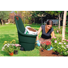 Plastikinis karutis KETER Easy Go, 55 l, 53 x 58 x 89 cm, žalia/oranžinė sp.