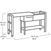 Keter Extendable Party Station walnut tone party table