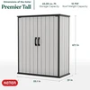 Sodo spintelė Keter Premier Tall, 140 x 73,6 x 170,4 cm