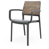 Keter Garden chair Deco Porto Armchair ash wood shade/pilkas
