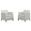 Keter Garden chairs 2 pcs Scandi Form light pebble pilkas/light beige