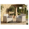 Keter Garden chairs 2 pcs Scandi Form light pebble pilkas/light beige