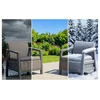 Keter Garden chairs 2 pcs Scandi Linea pilkas