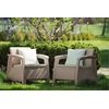 Lauko baldų komplektas Keter Garden chairs Corfu Duo Set beige
