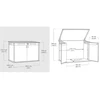 Keter Garden shed Cortina Mega 2020L