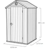 Keter Garden shed Darwin 4x4 ruda