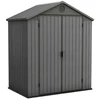 Keter sodo namelis Darwin 6x4, pilkos spalvos, 190 x 121 x 221 cm