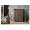Keter Garden shed Deco Vertical Shed walnut tone