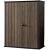 Keter Garden shed Deco Vertical Shed walnut tone