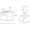 Keter Garden shed Newton Plus 11x7.5 ruda