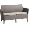 Keter sodo sofa dviems Salemo dvivietė sofa smėlio spalvos