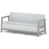 Keter Garden sofa three-seater Scandi Linea 3 Seater Sofa light pilka/dark steel pilka