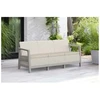Keter Garden sofa three-seater Scandi Linea 3 Seater Sofa pebble pilka/light beige
