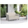 Keter Garden sofa two-seater Scandi Form 2 Seater Sofa pebble pilka/light beige