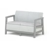 Keter Garden sofa two-seater Scandi Linea 2 Seater Sofa light pilka/dark steel pilka