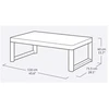 Keter Garden table Lyon Table Rezolith (2 configurations) beige