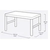 Keter Garden table Lyon Table Rezolith (2 configurations) beige