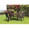 Keter Garden table Melody Quartet ruda