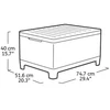 Keter Garden table/storage box Scandi Storage Table pilkas