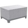 Keter Garden table/storage box Scandi Storage Table light pilkas/dark steel pilkas