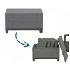 Keter Garden table/storage box Scandi Storage Table pilkas