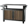 Keter Grilis table Deco Unity XL 207L walnut tone