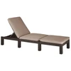 Keter Jaipur sun lounger with cushion ruda