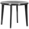 Keter Curver Kreivės stalas Lisa Graphite 90 cm