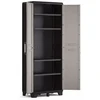 Keter Pro Tall Cabinet 68x39x173cm pilkas/juodas