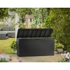 Keter Samoa Rattan Storage Box 270L pilkas