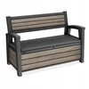 Lauko baldų komplektas Keter Sandėliavimo suolas „Deco Garden Bench“, 227L, uosio mediena, 7290112641977