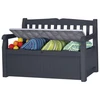 Keter Sodo suoliukas EDEN GARDEN BENCH 265 L, tamsiai pilkas
