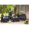 Lauko baldų komplektas Gardena Sodo baldų komplektas Bahamas Set pilkas 7290106930476