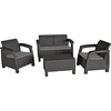 Lauko baldų komplektas Gardena Sodo baldų komplektas Bahamas Set pilkas 7290106930476