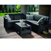 Lauko baldų komplektas Keter Sodo baldų komplektas Bahamas Relax Set pilkas