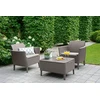 Lauko baldų komplektas Gardena Keter Sodo baldų komplektas Salemo Balcony Set beige