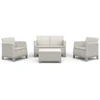 Keter Sodo baldų komplektas Scandi Forma 2 Seater Set pebble pilkas/light beige