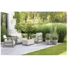 Keter Sodo baldų komplektas Scandi Linea 2 Seater Set pebble pilkas/sage žalias stone tone