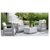 Keter Sodo baldų komplektas Scandi Linea 2 Seater Set light pilkas/dark steel pilkas