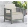Keter Sodo baldų komplektas Scandi Linea 2 Seater Set pebble pilkas/sage žalias stone tone