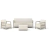 Keter Sodo baldų komplektas Scandi Linea 3 Seater Set pebble pilkas/light beige