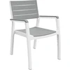 Keter Darza kresls Harmony Armchair balts/gaisi peleks 29201284