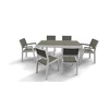 Keter Darza kresls Harmony Armchair balts/gaisi peleks 29201284