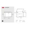 Keter Sodo namelis „Deco Horizontal Shed“, riešuto spalvos
