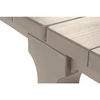 Garden4You Keter Sodo stalas Julie Double Table (2 konfigūracijos) smėlio spalvos