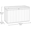 Keter Storage box Darwin 662L pilkas